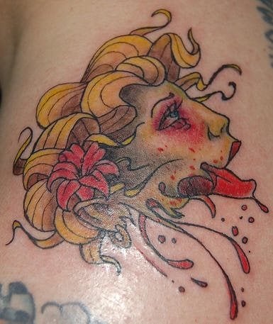 tatouage zombie 1077