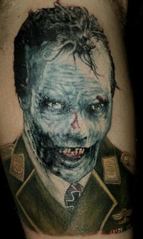 tatouage zombie 1099