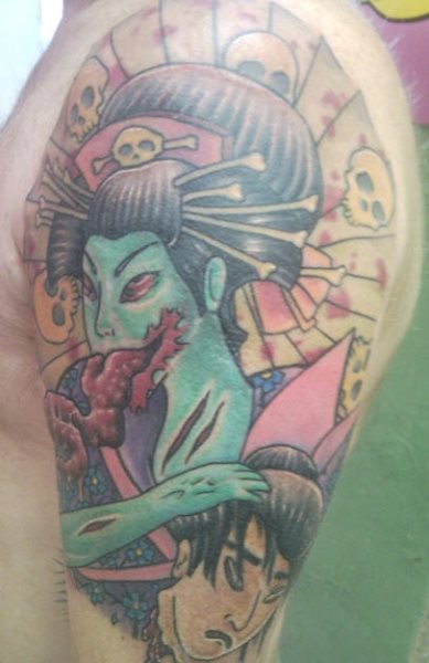 tatouage zombie 1104