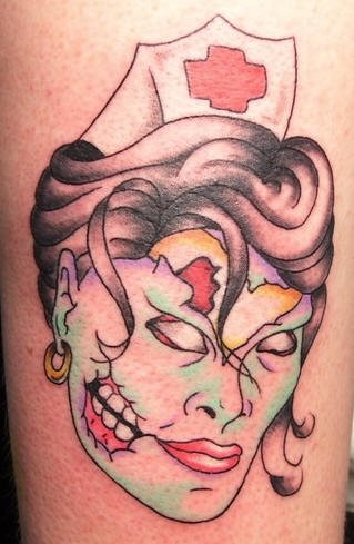tatouage zombie 1016