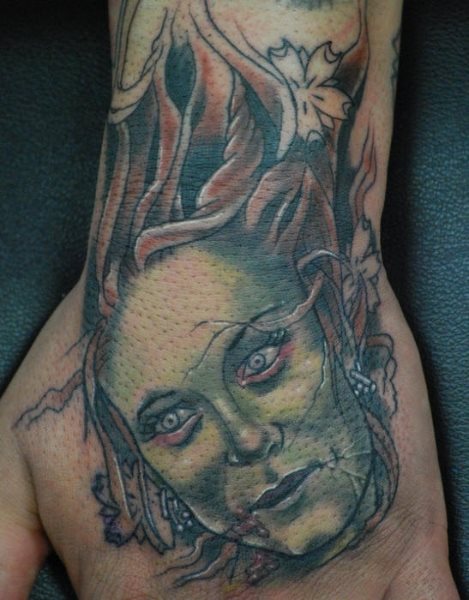 tatouage zombie 1028