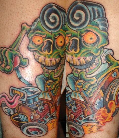 tatouage zombie 1032