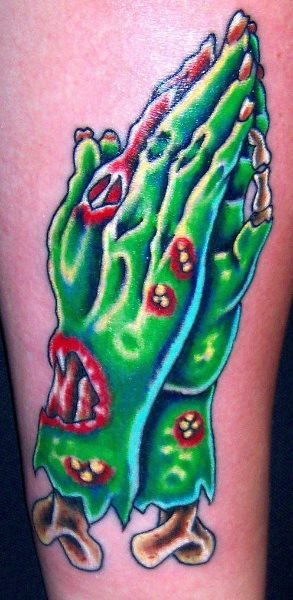 tatouage zombie 1042