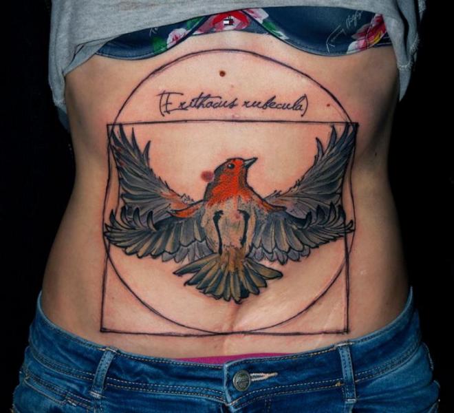 tatouage abdomen 44