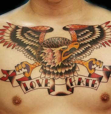 tatouage aigle 48