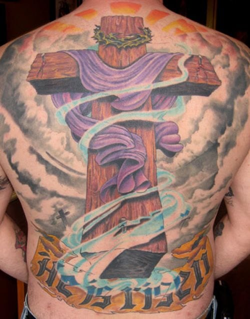 tatouage croix 15