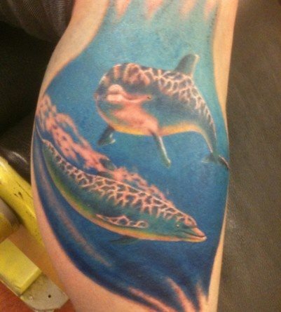 tatouage dauphin 11