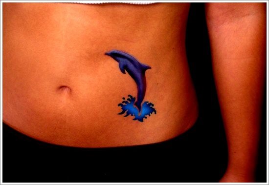 tatouage dauphin 18