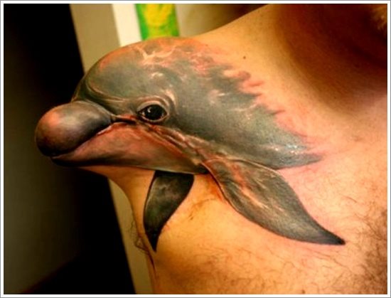 tatouage dauphin 30