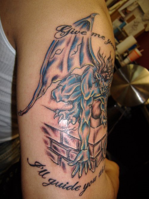 tatouage gargouille 28