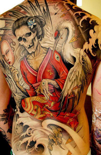 tatouage geisha 61