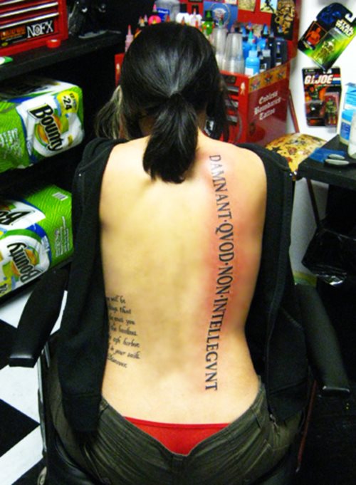 tatouage latin 51