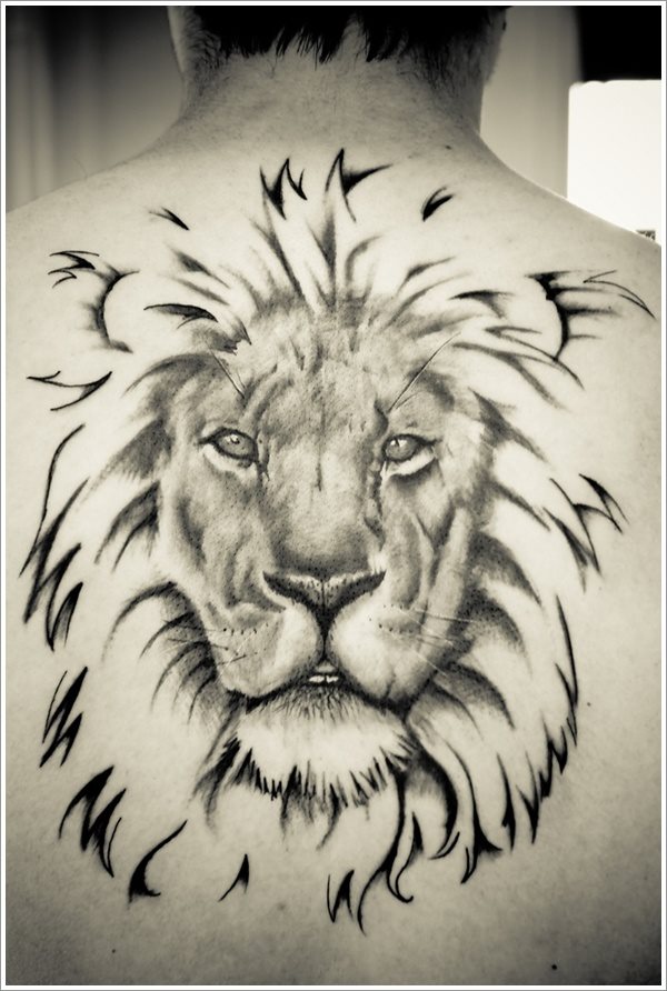 tatouage lion 59