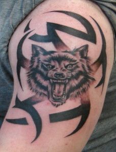 tatouage loup 08