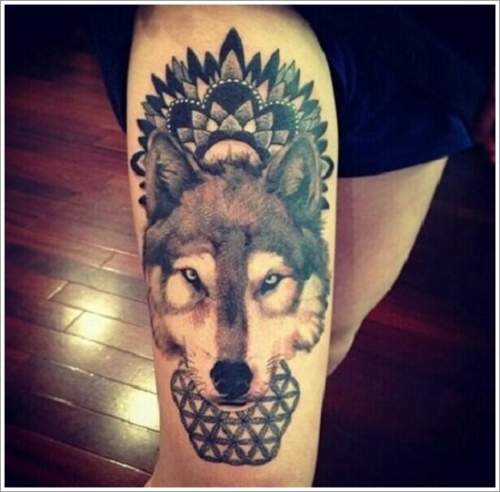 tatouage loup 20