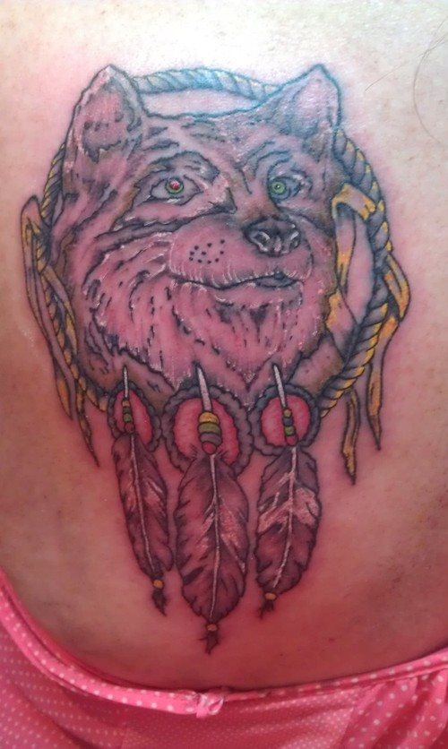 tatouage loup 42