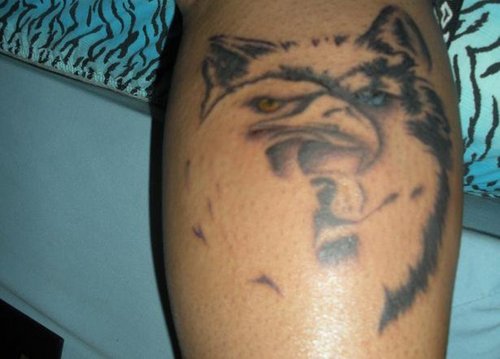 tatouage loup 48