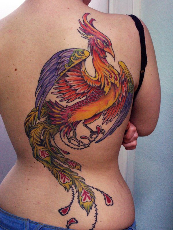 tatouage oiseau phoenix 20