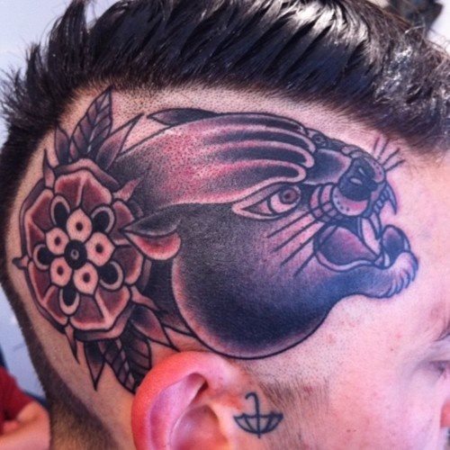 tatouage panthere 33