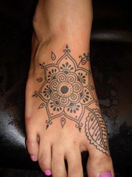 tatouage pied 23