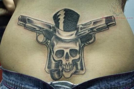 tatouage pistolet 50