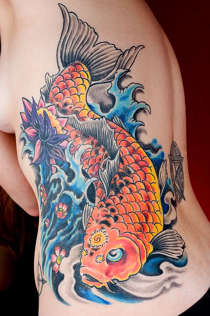 tatouage poisson 18