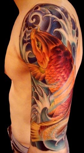 tatouage poisson 28