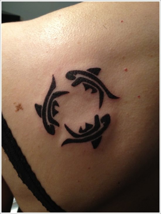 tatouage poisson 45