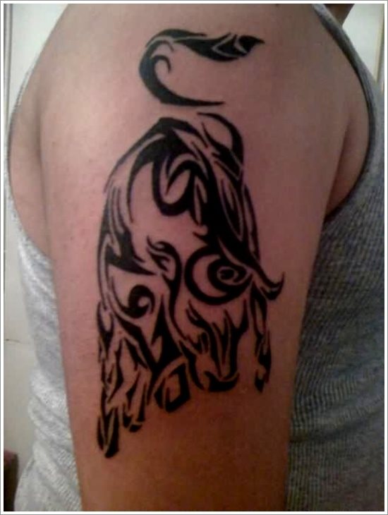 tatouage taureau 28