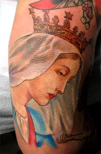 tatouage vierge 08