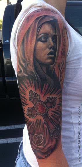 tatouage vierge 12