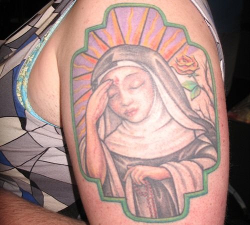 tatouage vierge 14