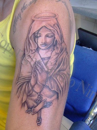 tatouage vierge 25