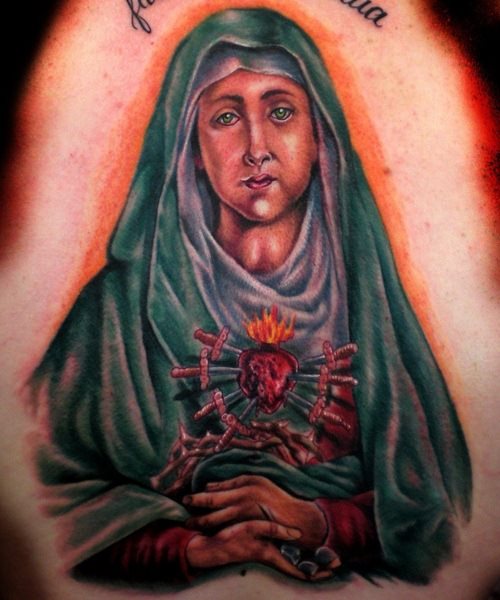 tatouage vierge 33