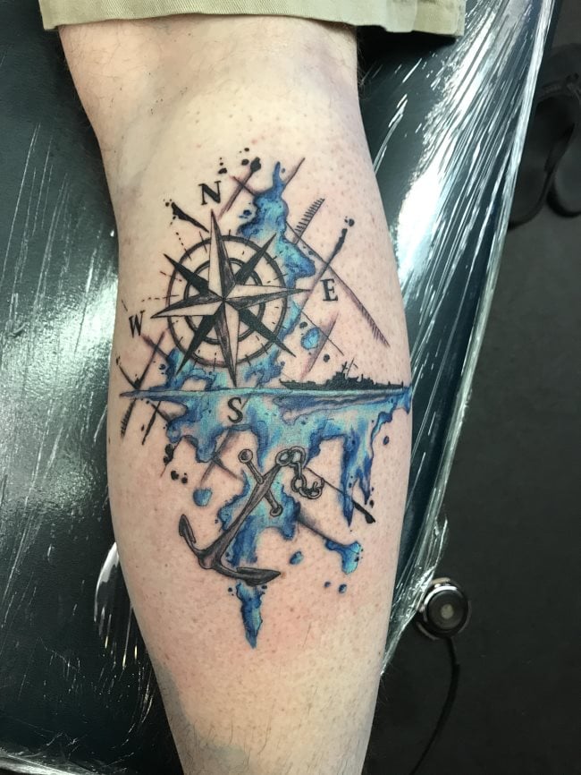 Que symbolise un tatouage nautique ?