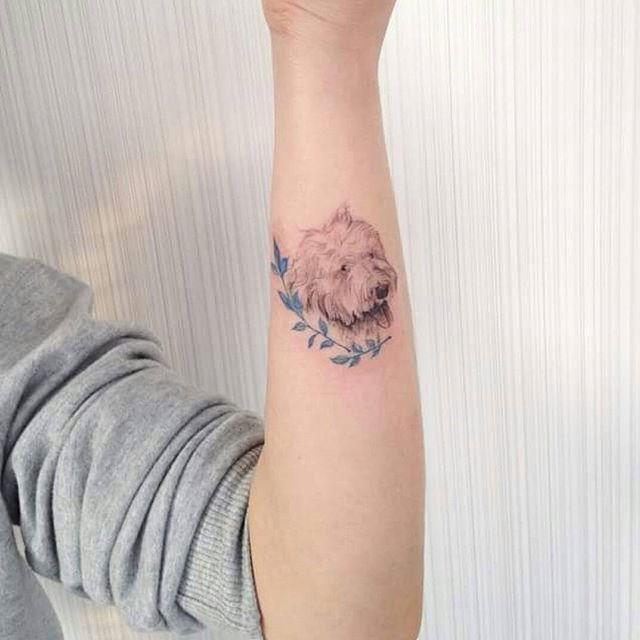 tatouage chien 39