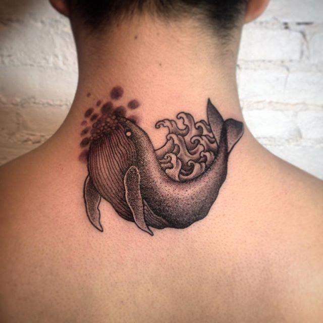 tatouage baleine 69