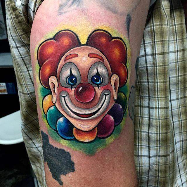 tatouage clown 129