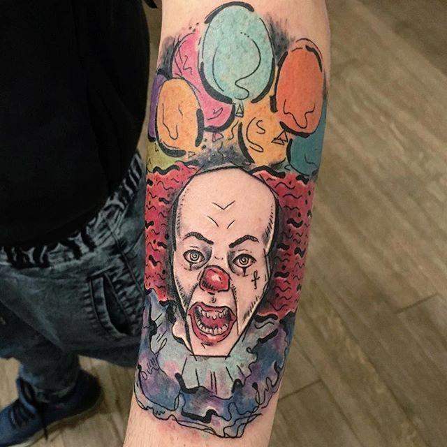 tatouage clown 37