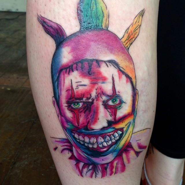 tatouage clown 79