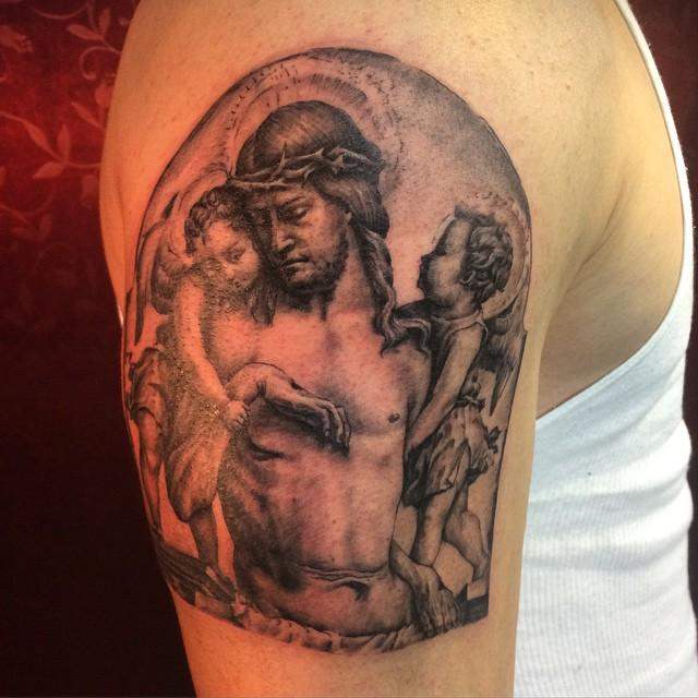 tatouage jesus 111