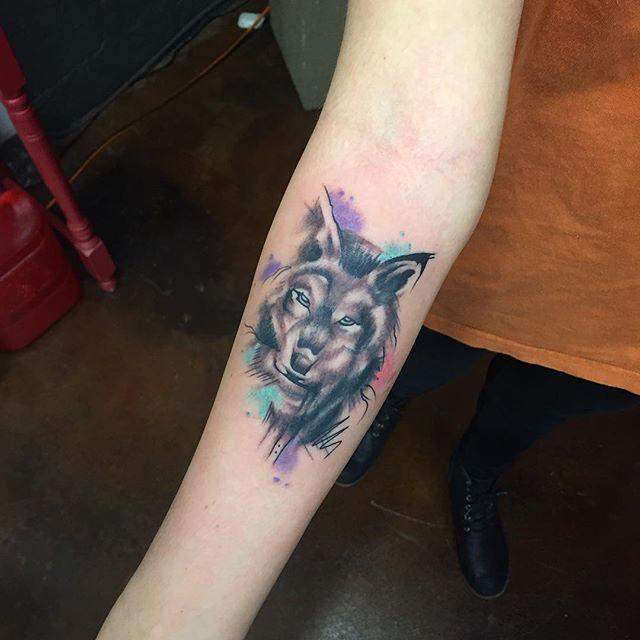 tatouage loup 07