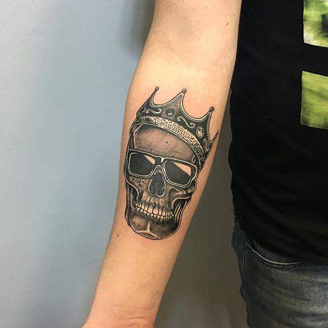 tatouage tete de mort 115