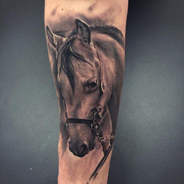 67 Tatouages équestres représentant un cheval