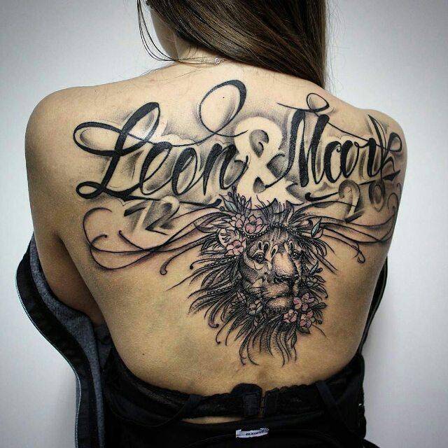 tatouage lion 09