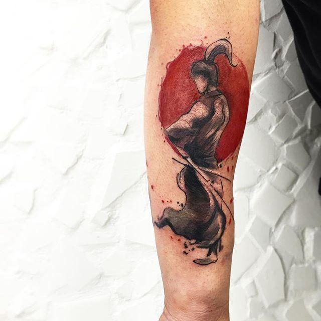 tatouage samourai 113