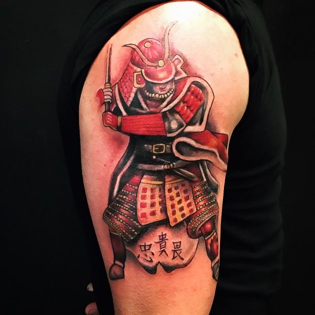 tatouage samourai 39