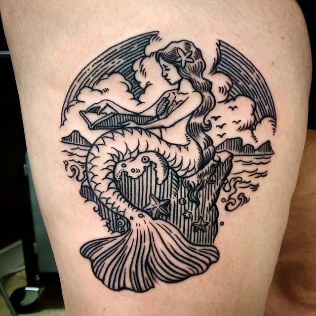 tatouage sirene 29