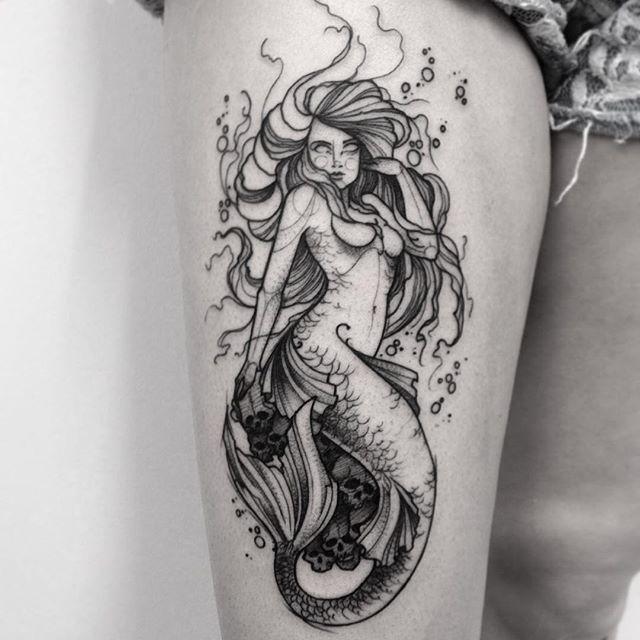 tatouage sirene 97