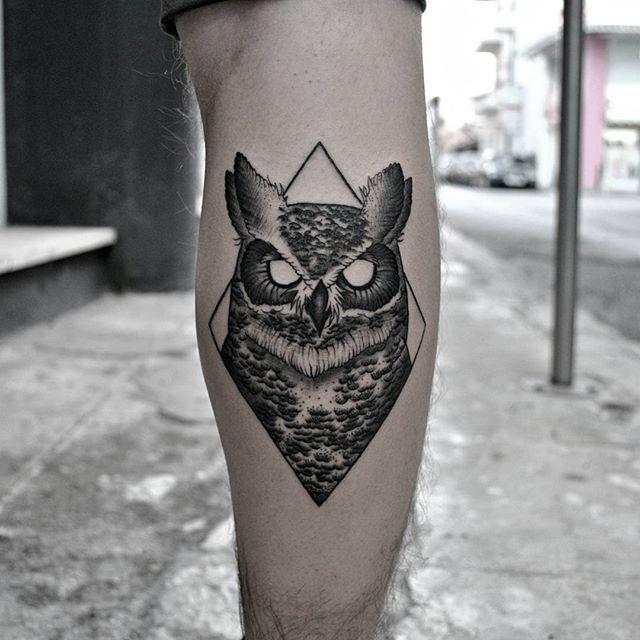 tatouage chouette hibou 01